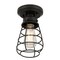 Westinghouse Fixture Ceiling SemiFlush-Mount 60W Bandera 5.25In, Matte Black Cage 6130700 - alternate 7